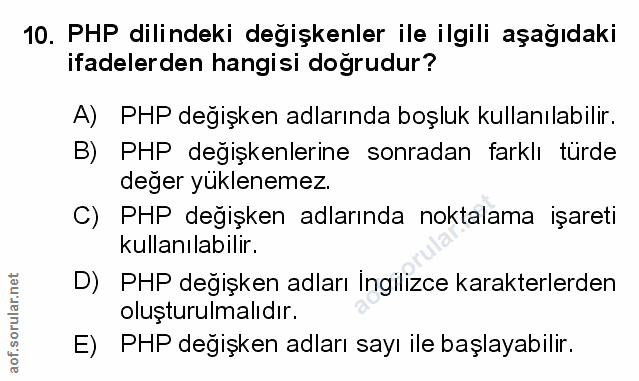 Soru 10