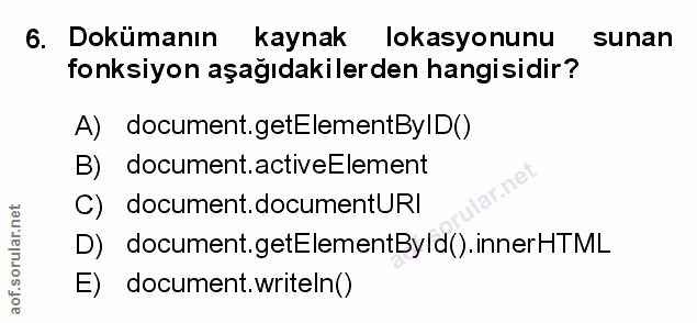 Soru 6