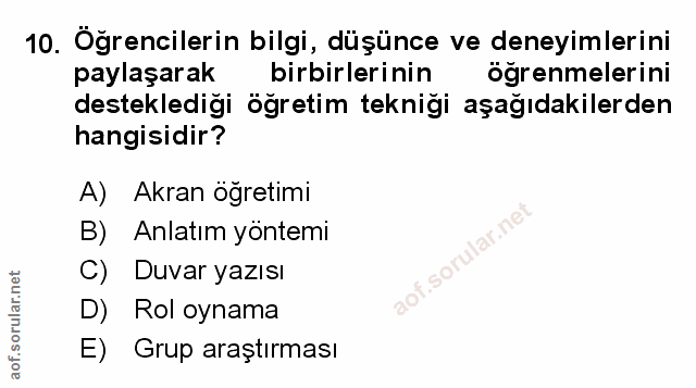 Soru 10
