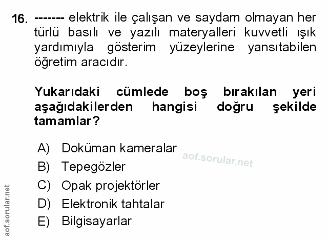 Soru 16