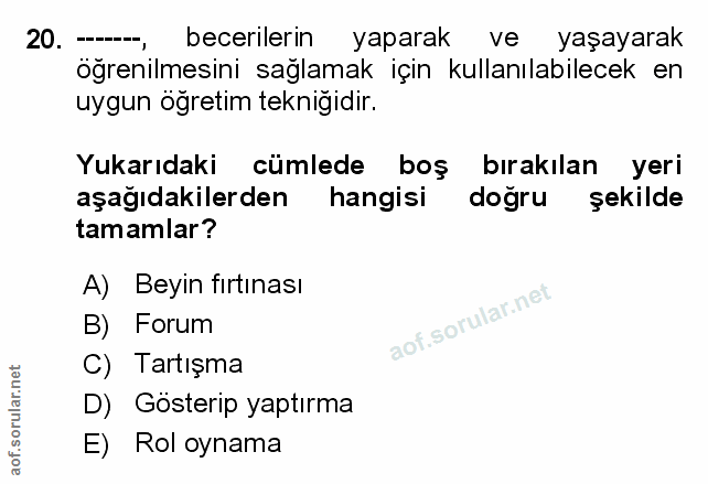 Soru 20