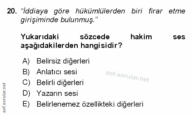 Soru 20