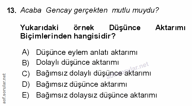 Soru 13