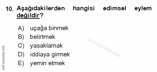 Soru 10