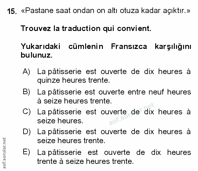 Soru 15