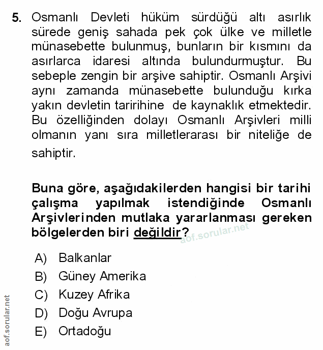 Soru 5