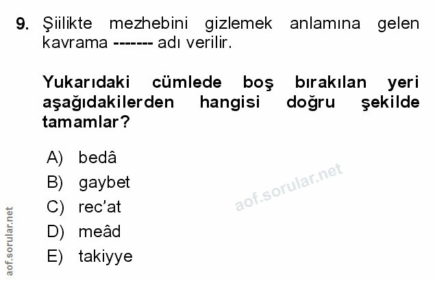 Soru 9