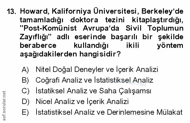 Soru 13