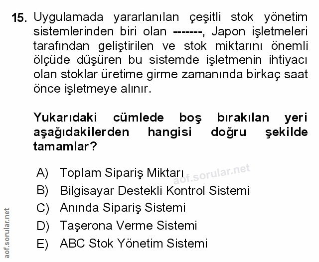 Soru 15