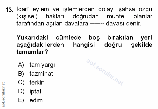 Soru 13