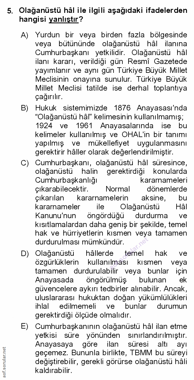 Soru 5