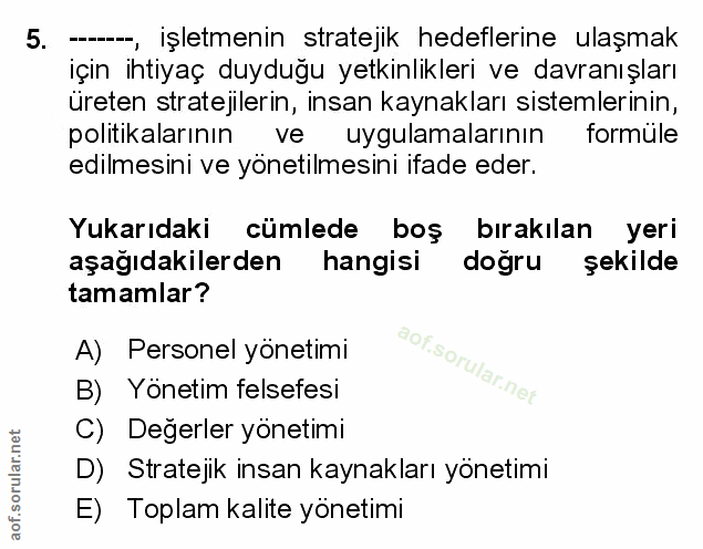 Soru 5