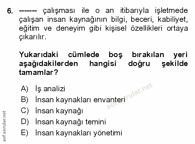 Soru 6