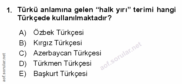 Soru 1