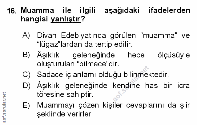 Soru 16