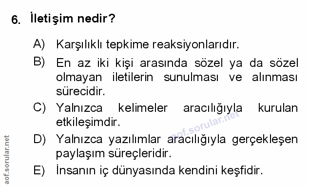 Soru 6