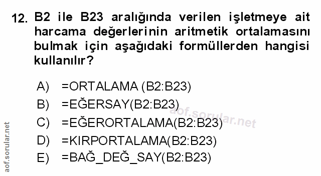 Soru 12