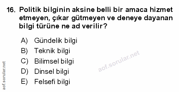 Soru 16