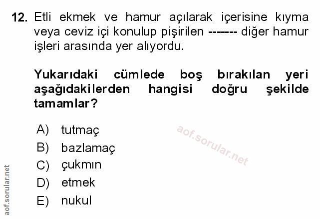 Soru 12
