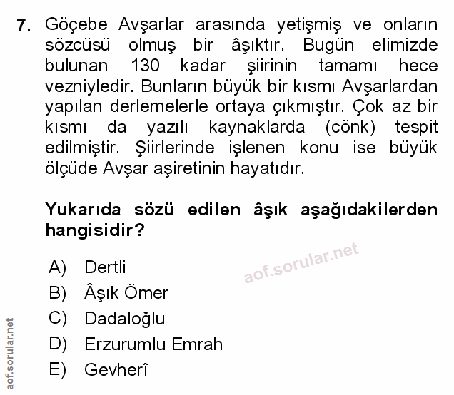 Soru 7