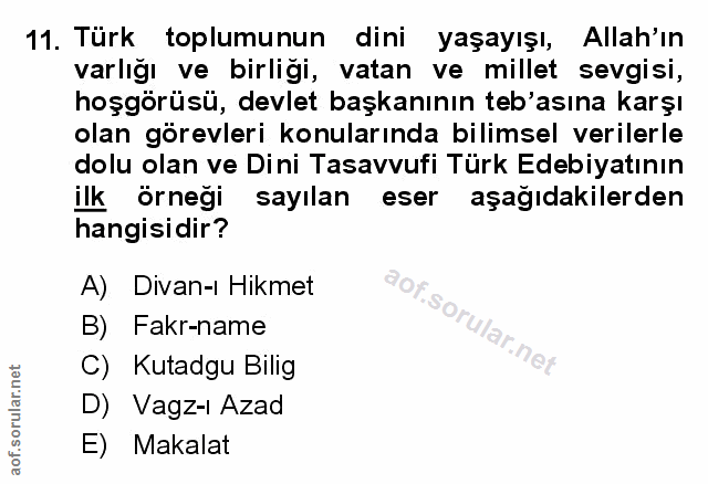 Soru 11