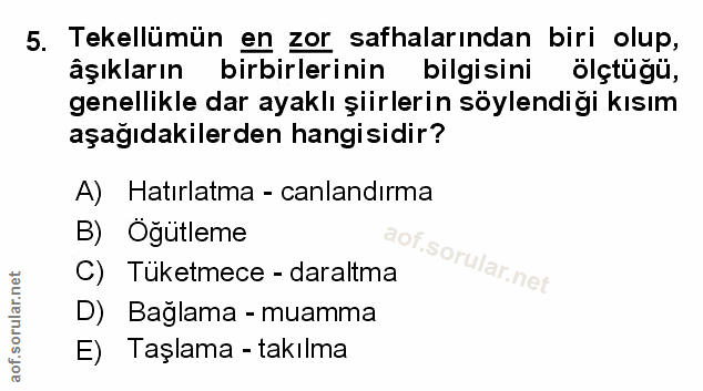 Soru 5
