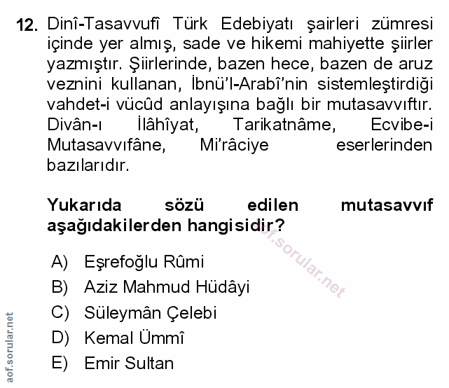 Soru 12