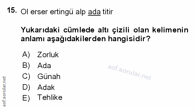Soru 15