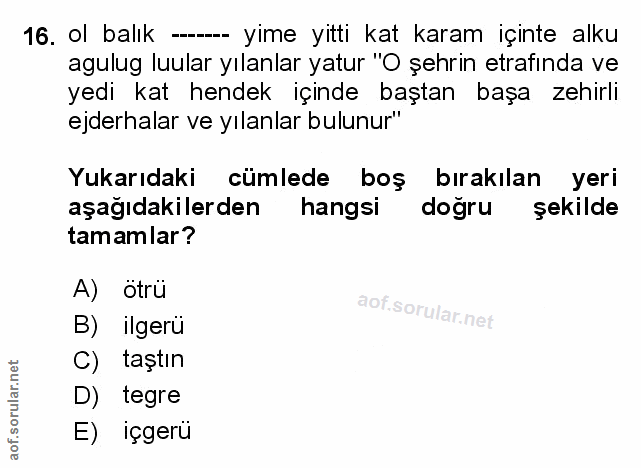 Soru 16
