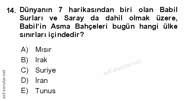 Soru 14