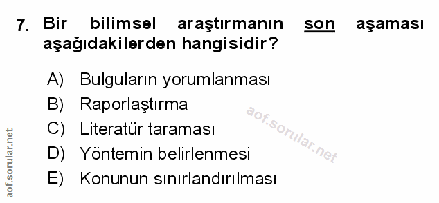 Soru 7