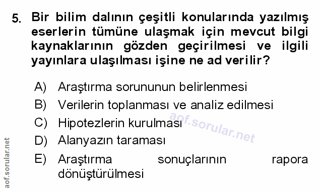 Soru 5