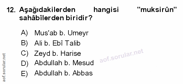 Soru 12