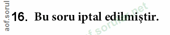 Soru 16
