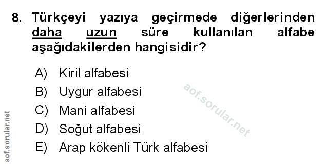 Soru 8