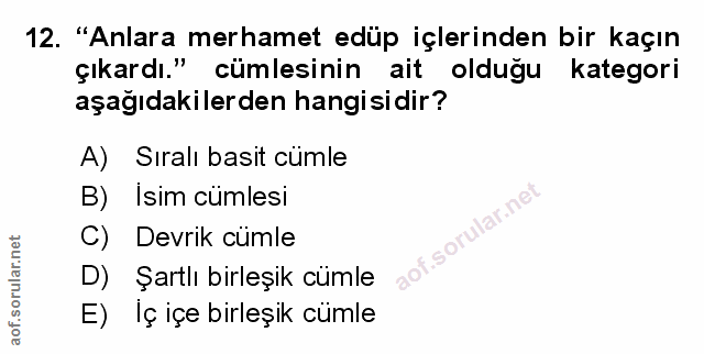 Soru 12