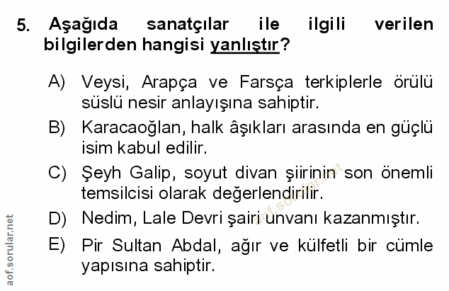 Soru 5