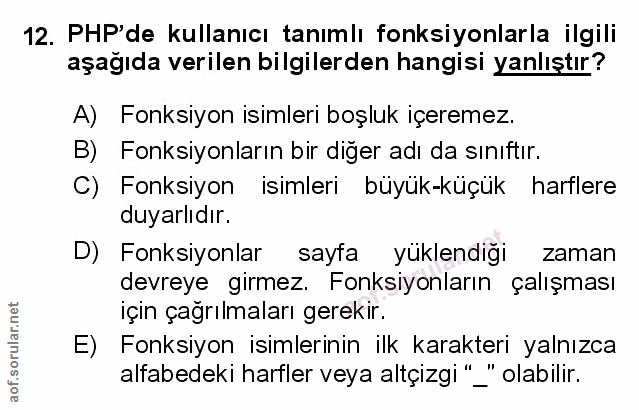 Soru 12