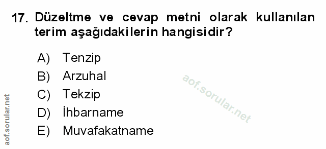 Soru 17