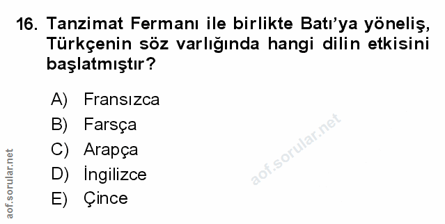 Soru 16
