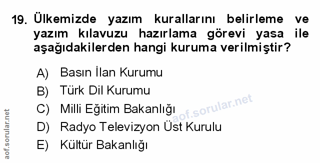 Soru 19