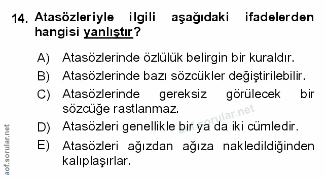 Soru 14