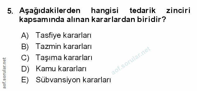 Soru 5