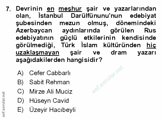 Soru 7