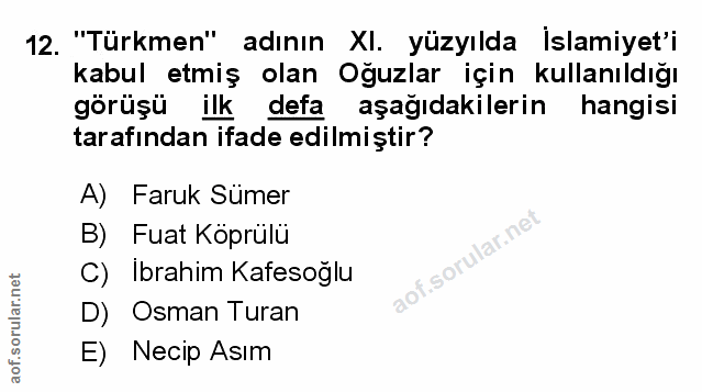 Soru 12
