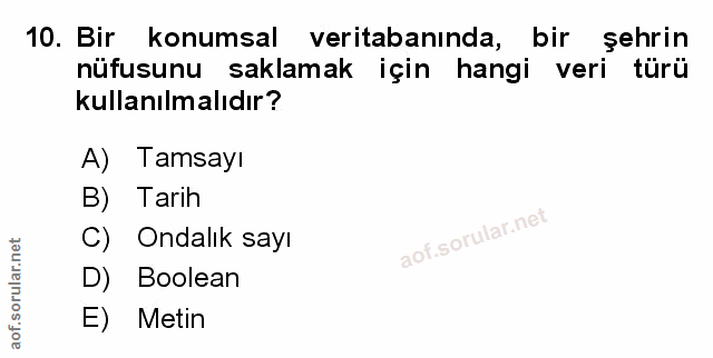 Soru 10