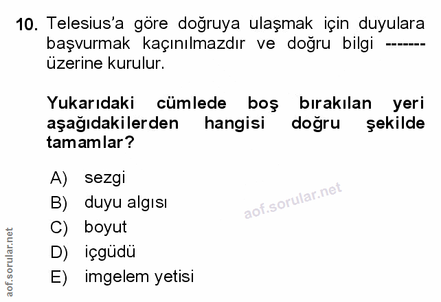 Soru 10