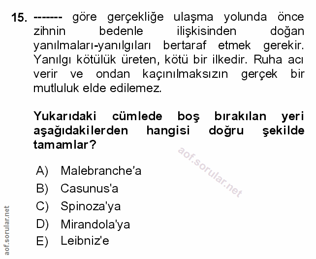 Soru 15