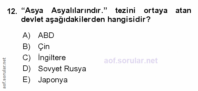 Soru 12