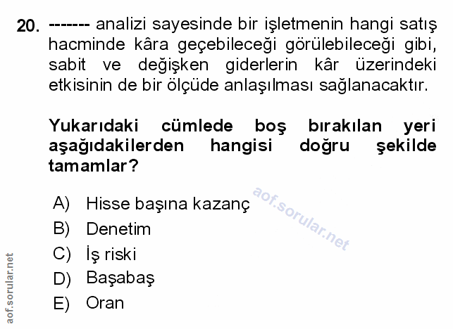 Soru 20